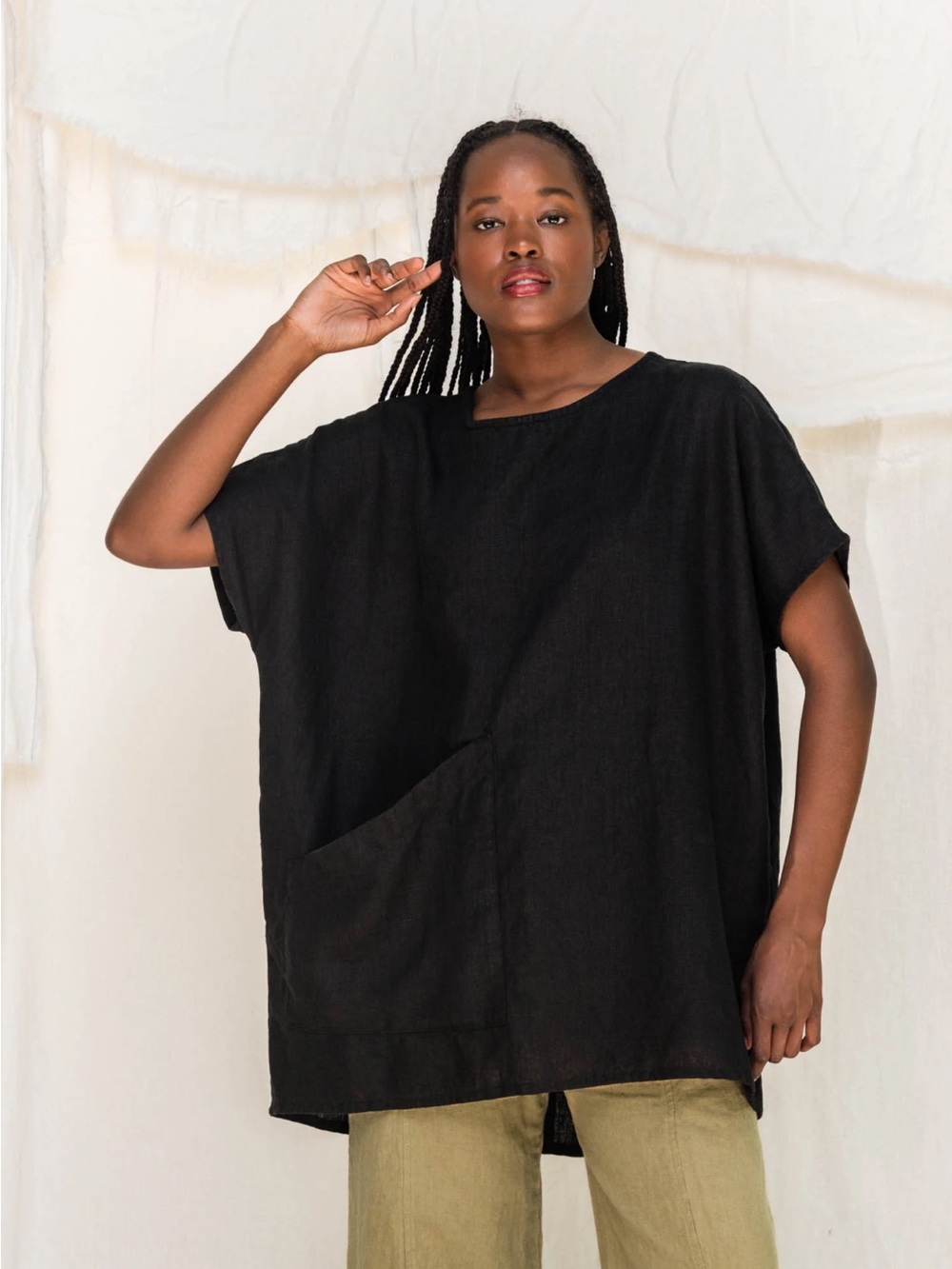 Harper Tunic in Midweight Linen